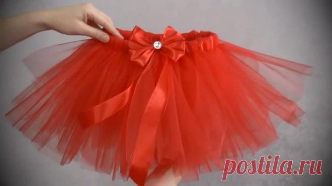Как сделать пышную юбку пачку туту из фатина