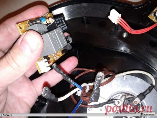 Снятая плата питания. Ремонт пароварки своими руками: пошаговый мастер-класс