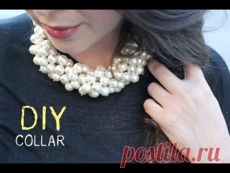 DIY Collar de perlas inspiración Chanel / DIY Pearl Necklace