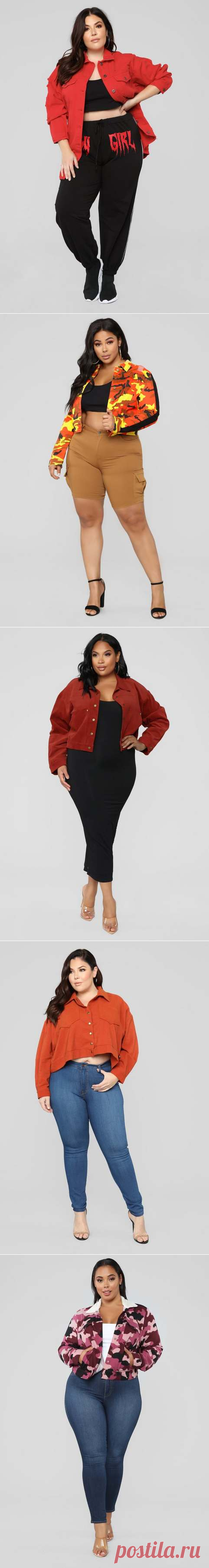 Джинсовые куртки для полных девушек американского бренда Fashion Nova весна-лето 2019 (60 фото)