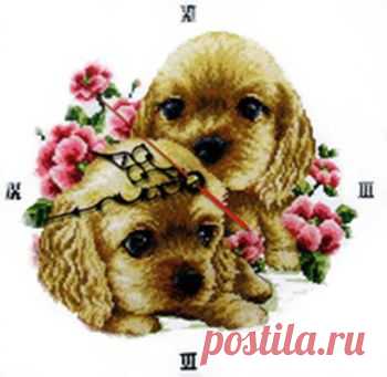 Вышивка "Love cocker" | Схема вышивки | Скачать