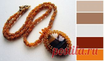 Палитры сочетания цветов: Шоколад и Карамель | ScaraBeads.club