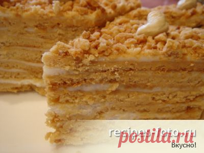 Домашний медовый торт  с пошаговым фото