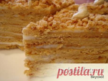 Домашний медовый торт  с пошаговым фото