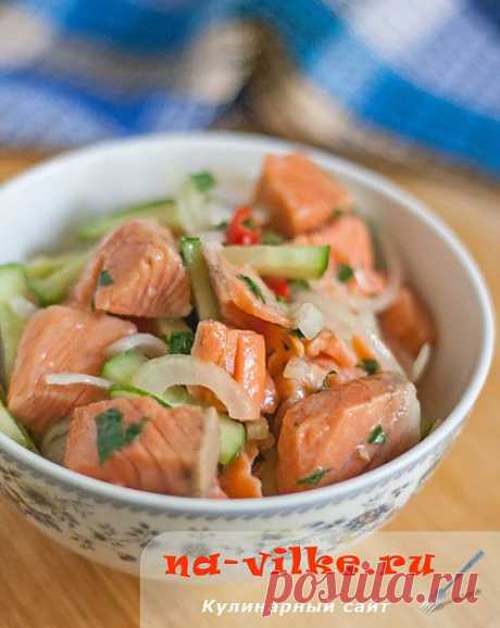 Хе из красной рыбы по-корейски