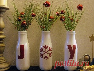 Необычное использование бутылок