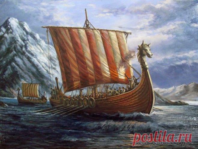 Корабли-драконы: что известно о драккарах викингов Драккар (с древнескандинавского переводится как «корабль-дракон») — корабль, изготовленный из дерева, используемый викингами, длинное и узкое судно с носом и кормой, высоко загнутыми вверх.
Драккары п...