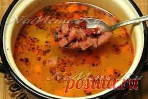Рецепт картофельного супа с колбасками