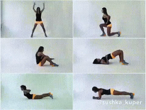 6 упражнений, и ты всегда в форме!
