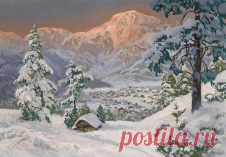 Австрийский мастер пейзажей Алоис Арнеггер Алоис Арнеггер родился в Австрии и там же получил академическое художественное образование. Он много путешествовал по Австрии, Италии, Швейцарским Альпам и везде находил вдохновение для своих великоле…