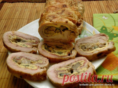 Рулет &quot;Роскошество&quot; • Закуски мясные