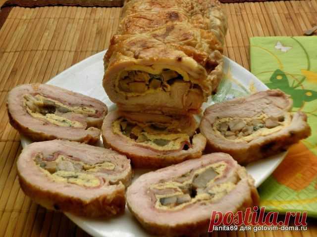 Рулет "Роскошество" • Закуски мясные