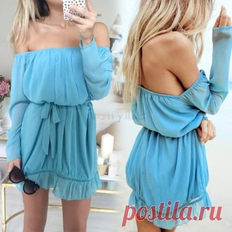 chiffon dress pants Picture - More Detailed Picture about Fashion Ladies Women Summer Off shoulder Long Sleeve Casual Party Loose Chiffon Dress with Belt 31 Picture in Dresses from A-City-Life | Aliexpress.com | Alibaba Group