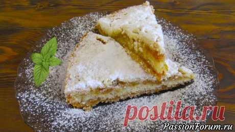 Насыпной яблочный пирог «3 стакана». Изумительно вкусный рецепт! | Кулинария