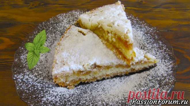 Насыпной яблочный пирог «3 стакана». Изумительно вкусный рецепт! | Кулинария