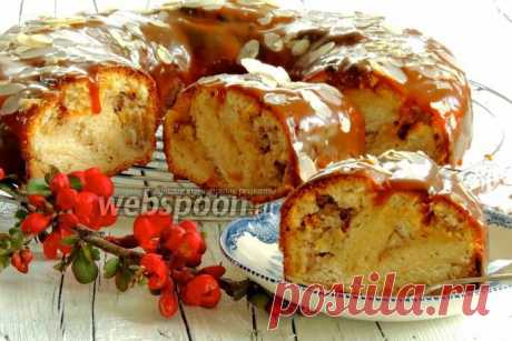 Банановый пирог с карамелью рецепт с фото на Webspoon.ru