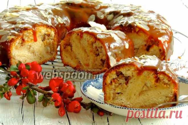 Банановый пирог с карамелью рецепт с фото на Webspoon.ru
