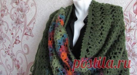​Палантин вязаный Оазис.