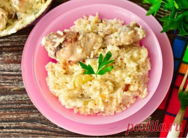 ​Сливочная курица с рисом