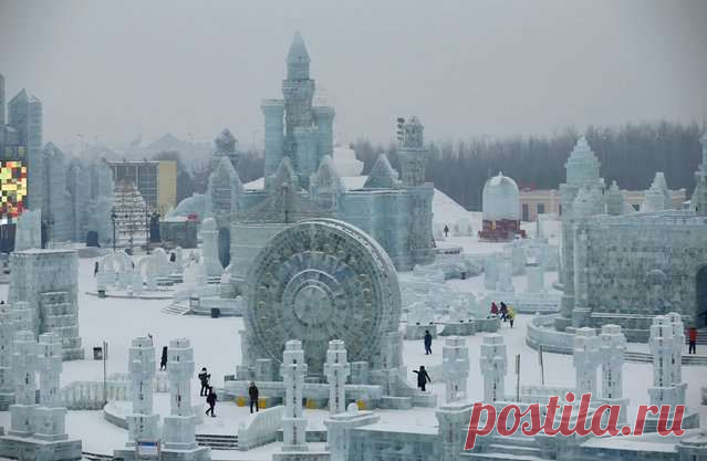 Ледяные скульптуры 2015