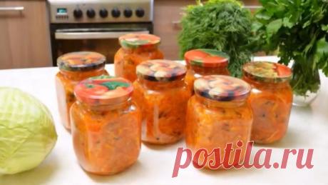 Вкуснейшая СОЛЯНКА ИЗ КАПУСТЫ НА ЗИМУ!