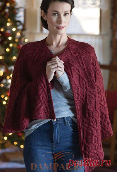 Теплая накидка «Entwinel Capelet» | DAMские PALьчики. ru