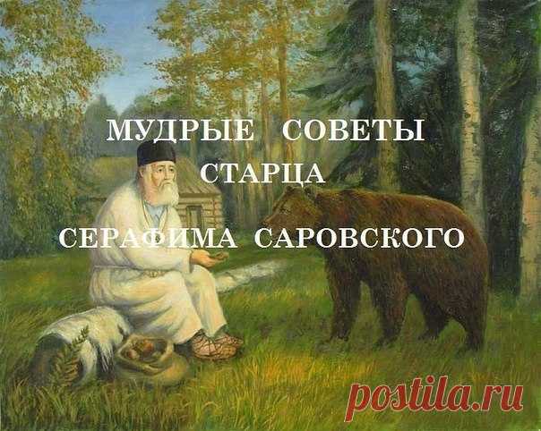 12 советов от старца Серафима.

1. Пей там, где конь пьет. Конь плохой воды не будет пить никогда.

2. Стели постель там, где кошка укладывается.

3. Ешь фрукт, которого червяк коснулся.

4. Смело бери грибы на которые мошкара садится.

5. Сади дерево там, где крот землю роет.

6. Дом строй на том месте, где змея греется.

7. Колодец копай там, где птицы гнездятся в жару.

8. Ложись и вставай с курями - будешь иметь золотое зерно дня.

9. Ешь больше зеленого - будешь иметь...