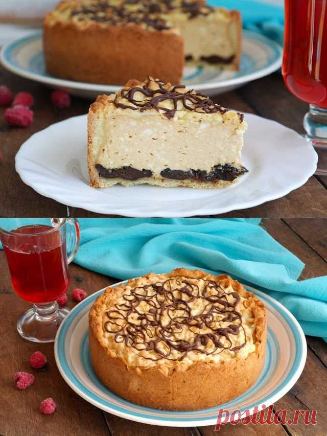 Сырник с черносливом.
