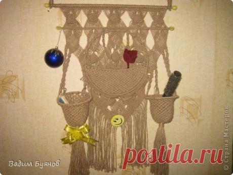 плоский кармашек + кашпо | Страна Мастеров