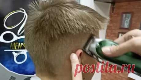 Мужская стрижка машинкой с переходом которую легко повторить дома - поиск Яндекса по видео