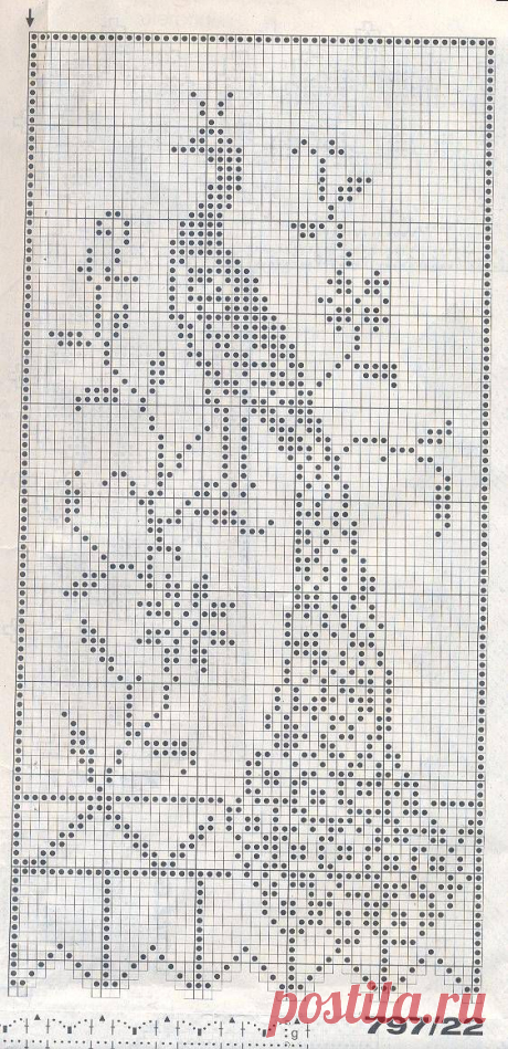 Панно-занавеска-ПАВЛИН_филейная техника