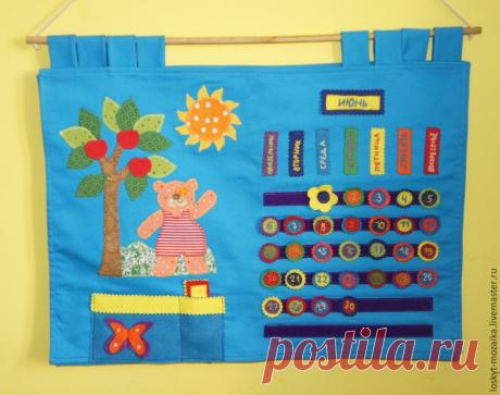 Как сделать вечный развивающий календарь для детей | Журнал Ярмарки Мастеров