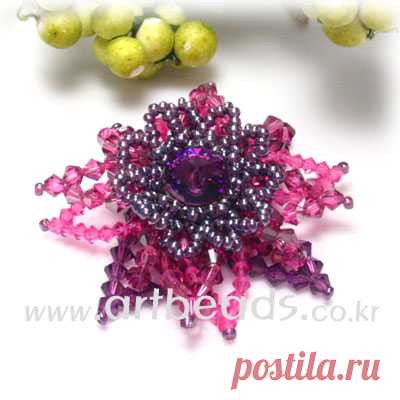 Броши из бисера и бусин / Броши / Biserok.org