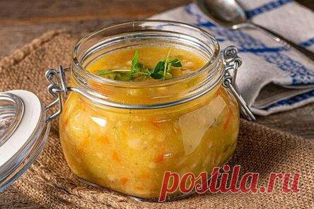 Гороховый суп на зиму в банках