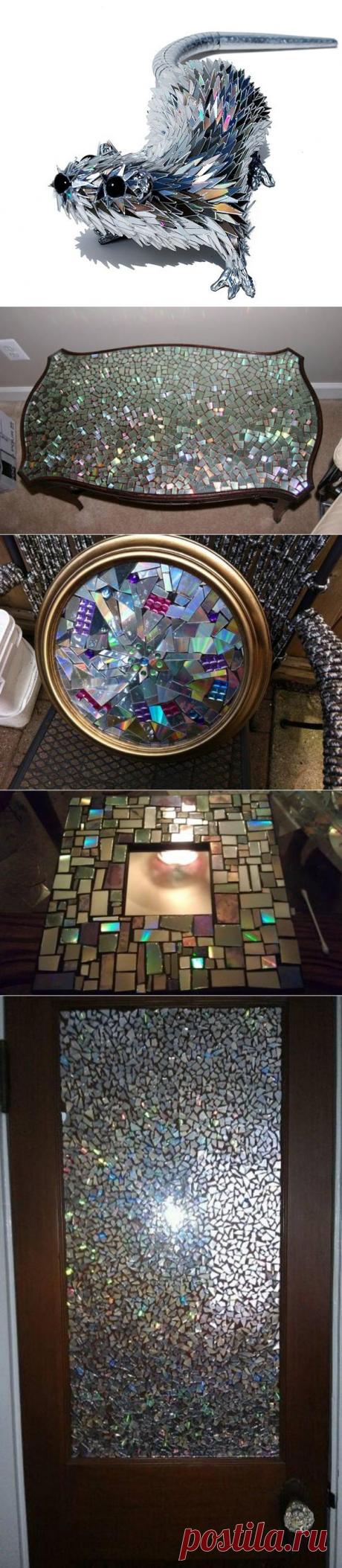 12 ПОДЕЛОК ИЗ СТАРЫХ CD-ДИСКОВ