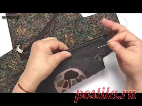 Изготовление стёганых сумок + выкройка