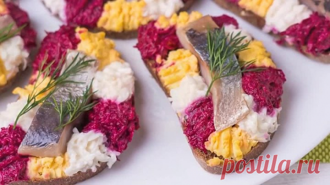 3 Вида Самых ЛЕГКИХ и ВКУСНЫХ БУТЕРБРОДОВ на Праздничный Стол