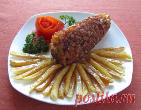 Рулетики из свинины "Ракеты повара"
