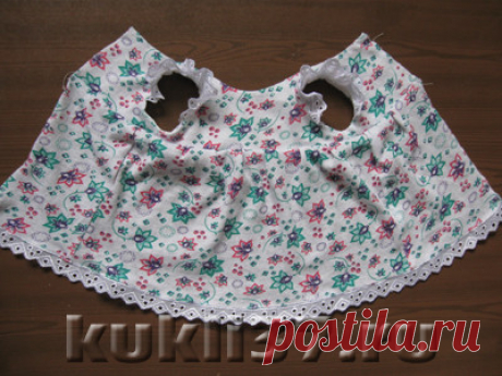 Сшить светлое платье для куклы Baby Born | Одежда для куклы