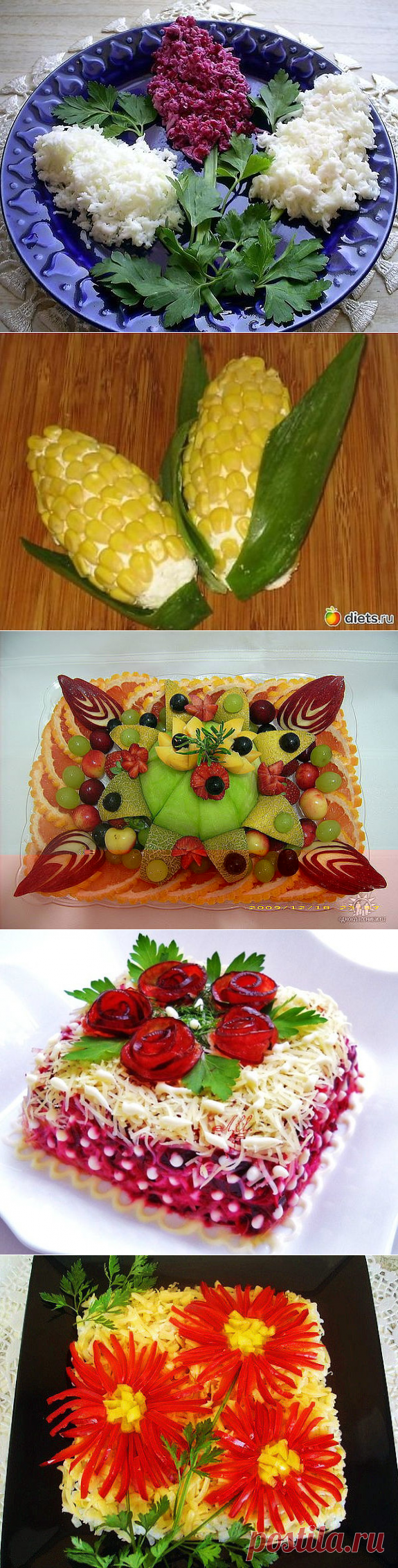 Салаты - как произведение искусства! - Кулинария