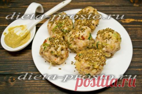 Паровые тефтели из курицы
