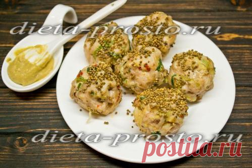 Паровые тефтели из курицы