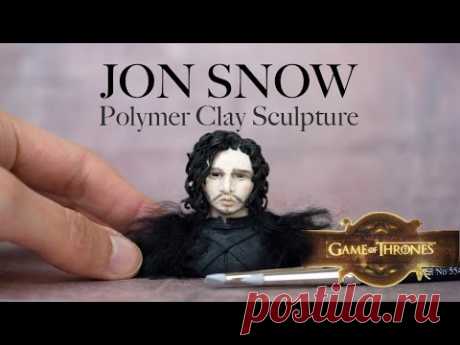 Джон Сноу Полимер глина. Арт Скульптура // Игры престолов. Фан Арт // Speed ​​Sculpting - Jon Snow Polymer Clay Art Sculpture // Games of Thrones Fan Art // Speed Sculpting - YouTube