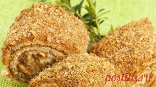 Кулинария >Ореховый рулет