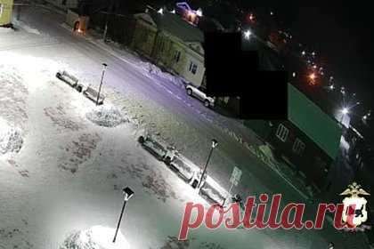 Камеры видеонаблюдения сняли ночную поджигательницу в российском городе