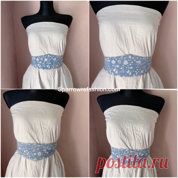 DIY Obi Belt Tutorial + PDF: Reversible, Easy & Chic - Sparrow Refashion: A Blog for Sewing Lovers and DIY Enthusiasts