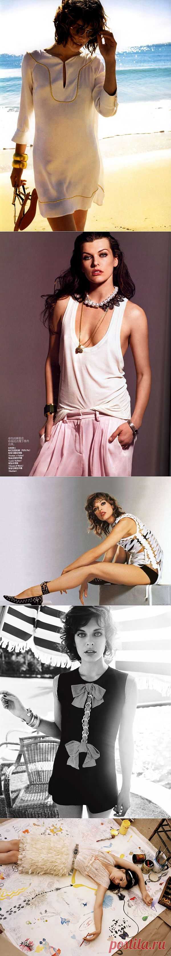 Мила Йовович - актриса, модель и модельер - тоже любит необычные и красивые вещи / Звездный стиль / Модный сайт о стильной переделке одежды и интерьера