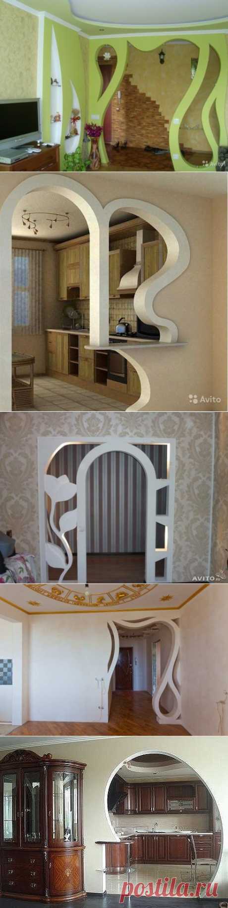 ИНТЕРЕСНЫЕ АРКИ из гипсокартона