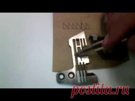 Altura correcta de dientes de la overlock ( ajustar para delgado y grueso )