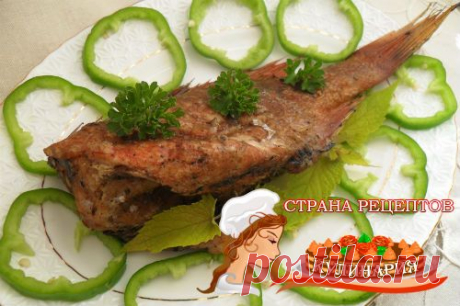 Морской окунь горячего копчения